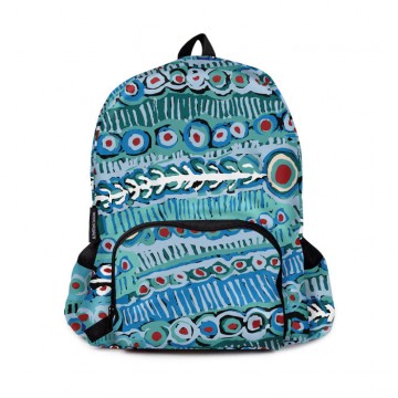Aboriginal Art | Fold up Backpack | Murdie Morris